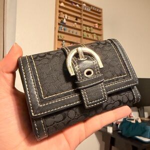Black Coach Wallet